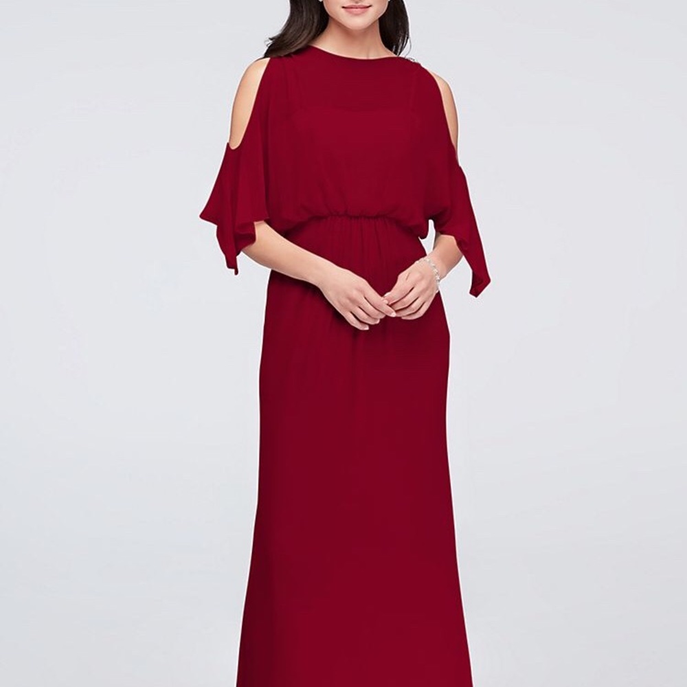 David’s bridal cocktail prom bridesmaid semiformal  dress